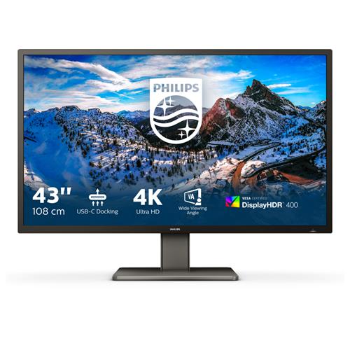 Philips 439P1 computer monitor 109.2 cm (43") 3840 x 2160 pixels