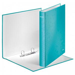 Leitz WOW Laminated Ring Binder A4 25 mm 2 D-Ring Ice Blue - Outer